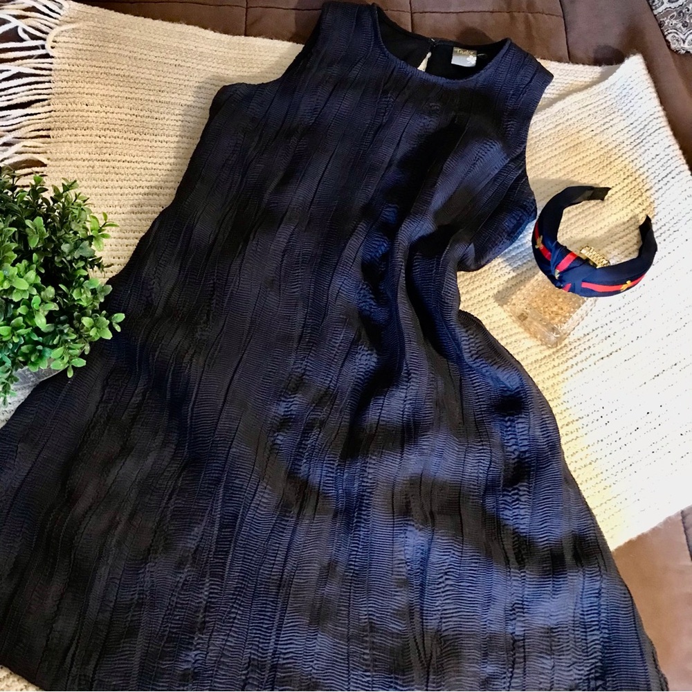 Sleeveless Navy Color Women Dress Size 8